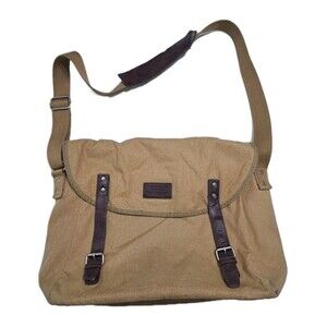American Eagle Outfitters Canvas Laptop Messenger Bag Briefcase Vintage Satchel